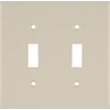Power Gear Double Toggle Switch Wallplate, Unbreakable Nylon, Light Switch