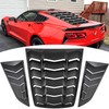 Rear and Side Window Louvers for C7 Corvette Stingray, Grand