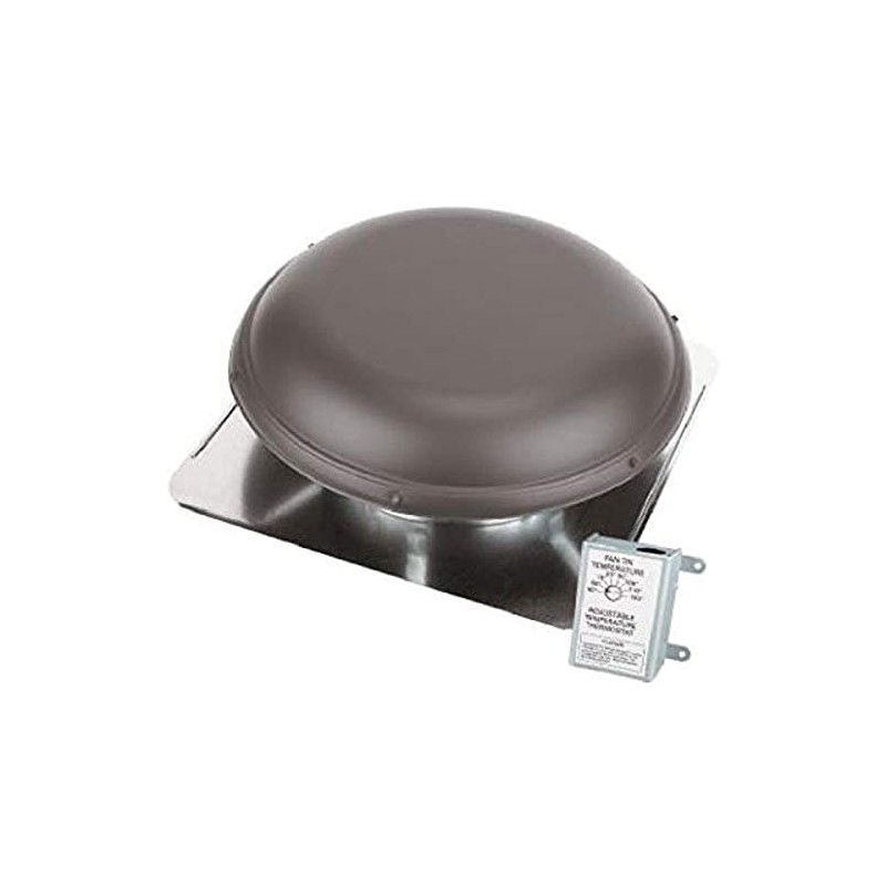 AIR VENT 53827 Roof Mounted Power Attic Ventilator, Brown