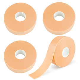 UPIQNG 4 Rolls Blister Tape Foot Cushion Pads Waterproof Moleskin Tape Foot Care Sticker Heel Tape Blisters Padding Bandage Toe Protector,2.5cmx4.5m