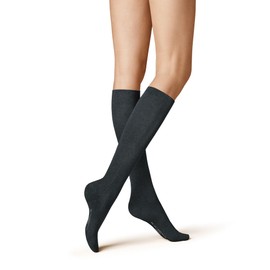 KUNERT Fly&Care® Women's Knee Socks Support Class III Effective Support 30 Denier, Dark navy 8010