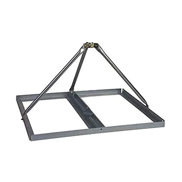 Non-Penetrating Roof Mount for 2.25" Masts. Flat Roof Mount Only