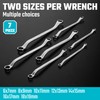 DURATECH 7-Piece Anti-slip Offset Box Wrench Set, Bolt Extractor Wrench
