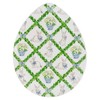 Boston International Egg-Shaped Plate Spring & Easter Ceramic Serving Dish,