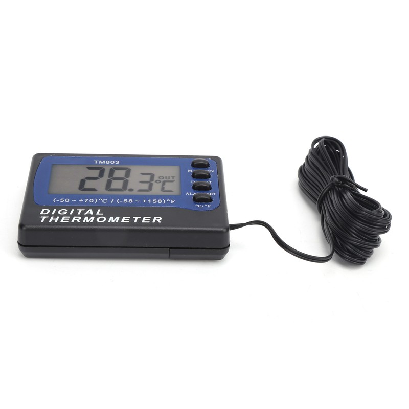 TM803 Thermometer Digital Temperature Meter with Alarm Function for Aquarium