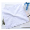 6 Pack of Ladies Embroidery Cotton Handkerchiefs Lace Border White