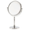 Danielle Creations 8-Inch Countertop Vanity Makeup Mirror, 1x and 10x