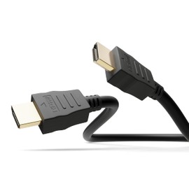 Goobay 58264 Ultra High Speed HDMI Cable with Ethernet, 48 Gbps - HDMI - Ultra HD up to 8K @ 60Hz - Ultra HD, HDR, HEC, 3D, eARC, HDCP, Ethernet - 2 m