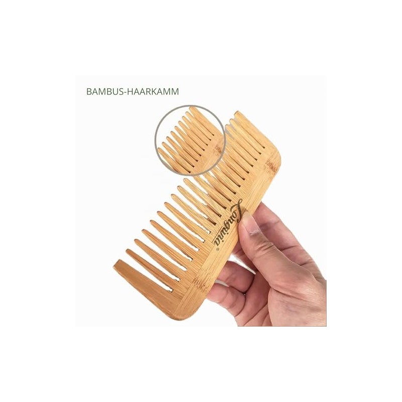 Comb for Curls Hair Ecological Wooden Comb Coarse 100% Natural