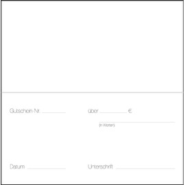 SIGEL DC404 Gutschein-Karten Vino Rosso, 10er Set mit Umschlägen, DIN lang