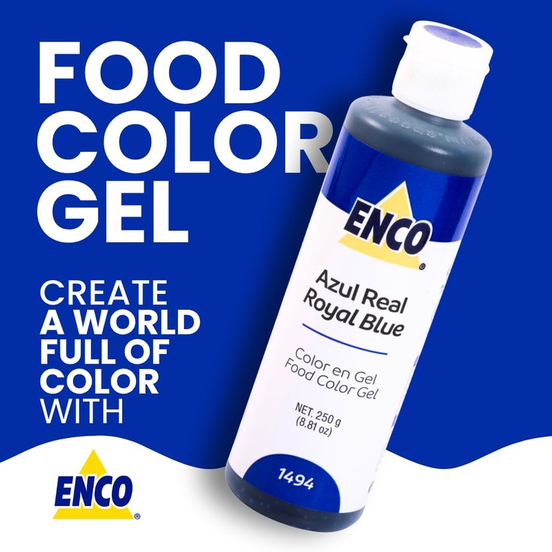 ENCO Gel Food Coloring 8.8 oz (Royal Blue)