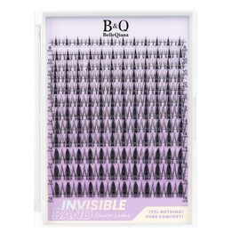 Lash Clusters- Invisible Band Eyelash Clusters 144PCS 8-18Mix C Curl Widespan Spikes Cluster Eyelash Extensions Ultra-Thin & Soft Band PestañAs Postizas Naturales Wispy Lash Clusters（Fairy）