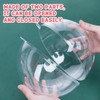 2 Pcs Extra Large Clear Ball Ornaments,7.8 inches Fillable Christmas