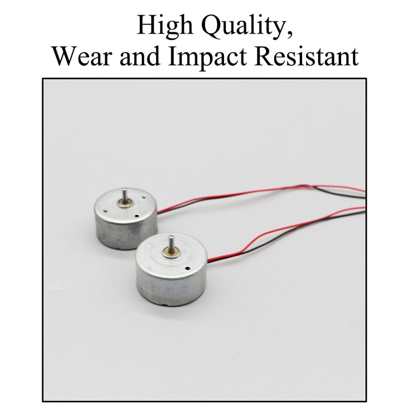 2Pcs DC Mini Motors, 3V-5V DC Generator Motor for DIY