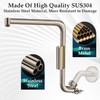 Rain Shower Head Extension Arm, Upgrade 12 Inch Metal Shower