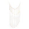 3pcs Hanging Photo Display with Wood Clips Beads DIY 110cm