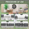 Washing Machine Waste Pipe Connector with Hose Clips Waste Pipe