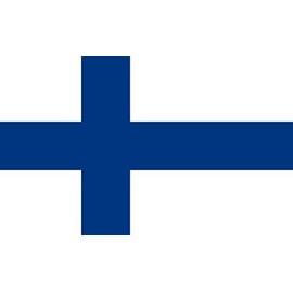 Perfectflags Finland Flag 5ft x 3ft Large - 100% Polyester - Metal Eyelets - Double Stitched