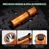 Rechargeable Flashlights 1200 Lumens EDC Flashlight, AA Pocket Flashlight High