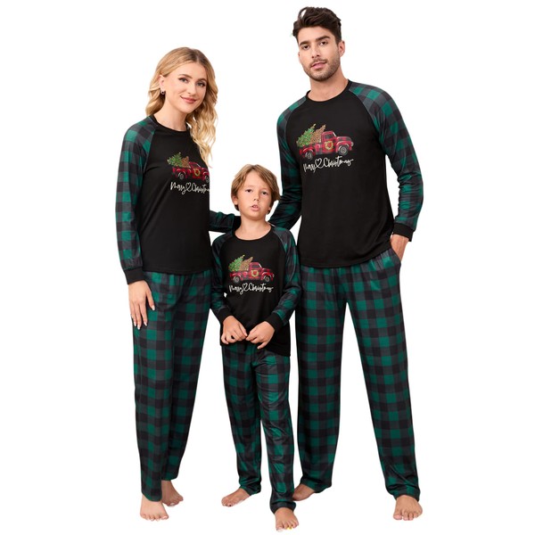 Christmas Pajamas for Family 2023 Cute Classic Christmas Theme Pattern