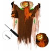 Fantasmas Colgante Luz Sonido Halloween Decoracion Exterior