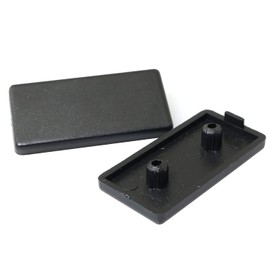 PZRT 10pcs 2040 European Standard Aluminum Profile End Cap 2040 T-Slot Aluminum Profile Accessories, Black