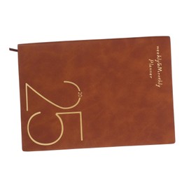 Operitacx 2025 Schedule 2025 Agenda Planner Academic Year Planner Academic Planner Agenda Planner Notebook 2025 Memo Pad Small Scheduler Book 2025 Writing Notepad The Notebook ，pu Brown