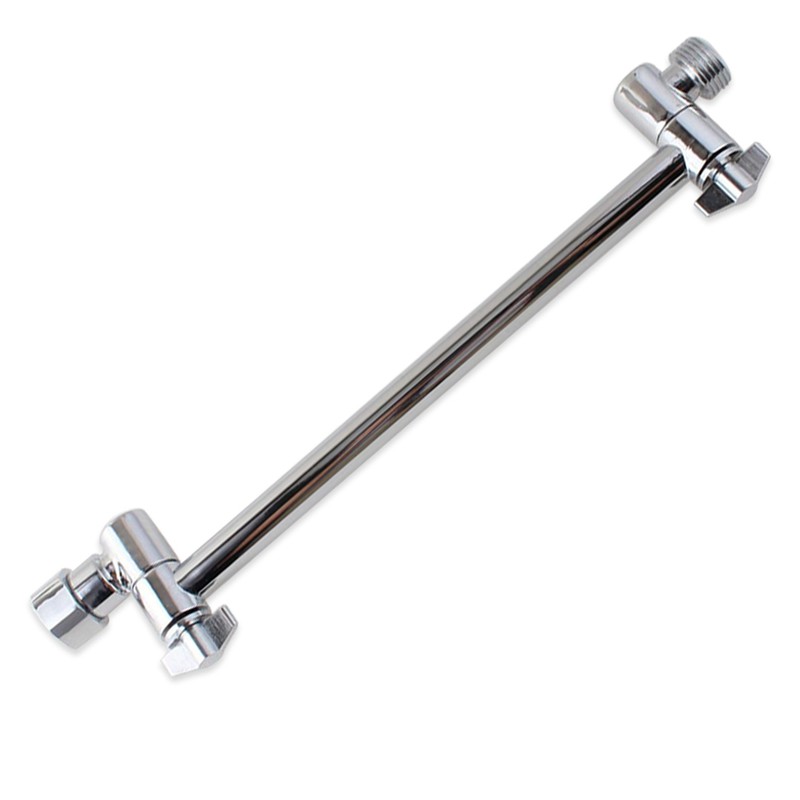 Shower Arm Extension with Lock Joints 11 Inch Adjustable Height