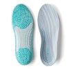 FOOT PETALS Energize Athletic Insoles Sporty Grey 1 Pair, gray,