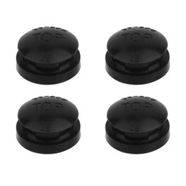 4 x 09915 pressure plugs for pressure cookers, durable plastic replacement parts, compatible with Presto pressure cookers and jugs (black)