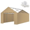 Carport Canopy Tent Sidewalls for 10x20x8.6FT Car Garage with Ball