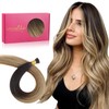 WENNALIFE I Tip Hair Extensions Human Hair, 50g 50s 18