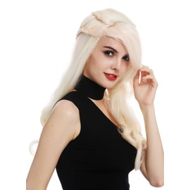 WIG ME UP WL-5013TP-613FT2333 Women's Wig Plaited Platinum Blonde Pink Mix