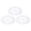 sourcing map 3Pack Acrylic Lazy Susan Turntable, 9" Spinner Lazy