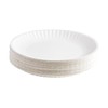 Perk Economy Paper Plates, 9", White, 1000/Carton | Perk