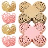 SEWACC 100pcs Truffle Wrappers Liners Mini Cupcake Liners, Paper Chocolate