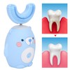 Cute Cartoon Bear Pattern U Shaped Automatic Toothbrush Electric Children