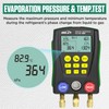 BELEY Digital Manifold HVAC Gauge Set,93 Refrigerants Dual Pressure&Temp Test