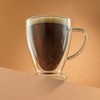 JoyJolt Declan Irish Double Wall Insulated Glass Coffee Cups (Set