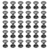 sourcing map 100 Sets Double Cap Leather Rivets, 6x8mm Round