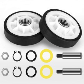 303373K Dryer Drum Support Roller, 2 PACK (Upgrade) Roller Wheel Drum Support Kit for Maytag & Admiral Dryers -Replaces Part Numbers(303373, 12001541, ER303373K, AP4008534 etc) by Valchoose