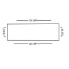 eparts.shop E-3A751-70550 Rear Lower Cab Window for Kubota M105S-CAB, M4900-CAB,M570