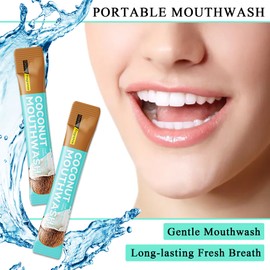 Travel Size Mouthwash,Mini Mouthwash Travel Size Bulk Portable Mouth Wash Set,Individual Small Travel Mouth Wash Packets for Fresh Breath(Pack of 20) G