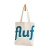 Fluf Classic Tote (Various Colours), Logo White