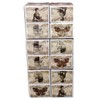 jameitop® 60 Matchboxes / Matches Mixed Nostalgia Motifs 2400 Matches