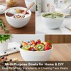 SUPVOX 3-Piece Flexible Silicone Bowl Set: Non-Slip & Unbreakable Mixing