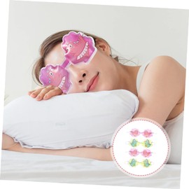 minkissy Pcs Dinosaur Eye Masks Boy Girl's Cold Eye Pads Light Blocking for Relaxation Random Style