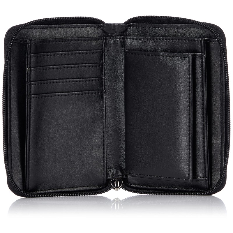 Ben Davis BDW-9313S Wallet, Billfold, Bi-fold, Synthetic Leather, Black