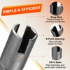 HARFINGTON 3pcs H16 Wing Nut Driver 16mm Metric 6-Point Socket