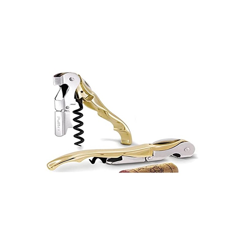 Pulltex Pulltap ́s Classic Gold Red Corkscrew, Tool for Waiters